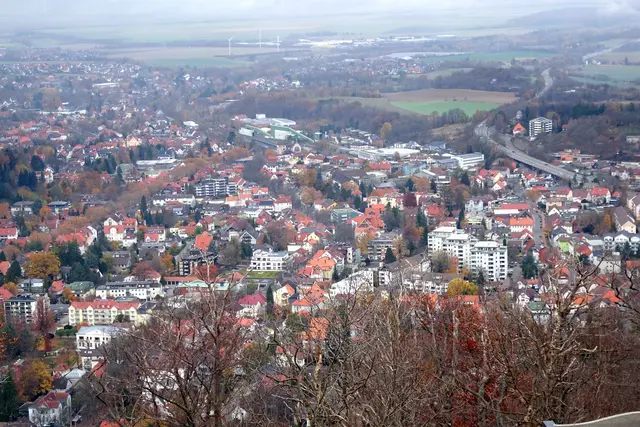 Bad Harzburg vom Gr0ßen Burgberg gesehen
