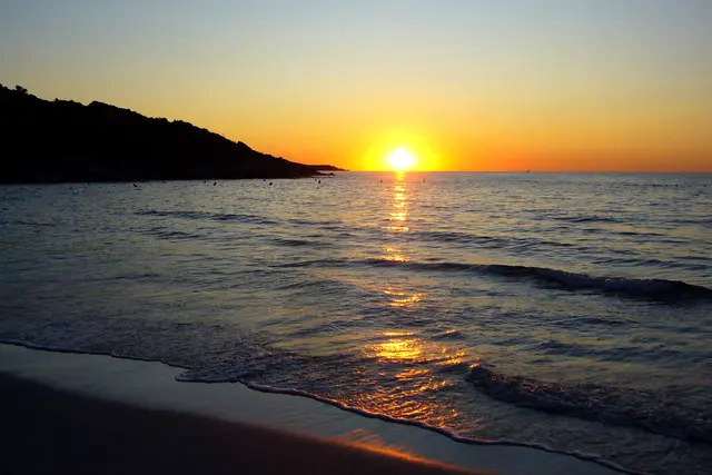 Und ein Sonnenuntergang über dem Meer natürlich sowieso.