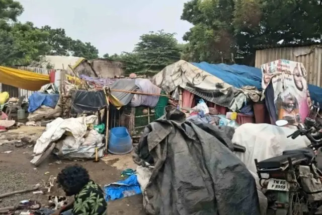 Ein Besuch der Augsburger Kolping Delegation in einem indischen Slum in Pallavaram erschütterte sehr. 