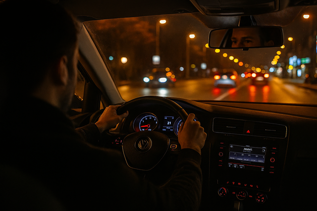Männer erkennen schwache Kontraste und schnelle Bewegungen besser – ein Vorteil bei Nachtfahrten. | Foto: Foto: Microsoft BING KI/BNP
