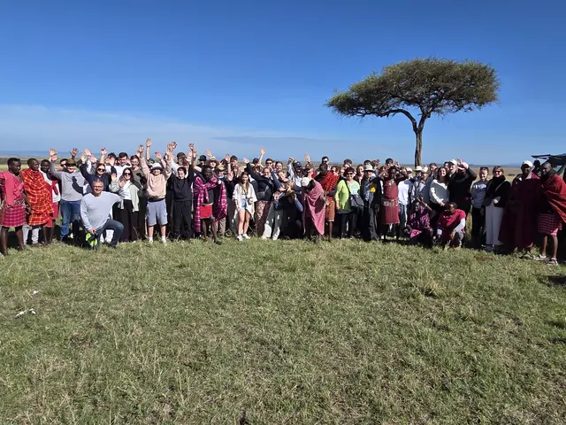Touristischer Höhepunkt der Reise war eine Safari in der Masai Mara, einem der schönsten Nationalpark Kenias, wo man die großen Tiere aus nächster Nähe sehen konnte.
