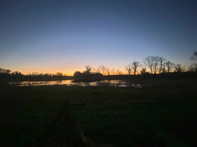 Die Sonne ist schon schnell untergegangen