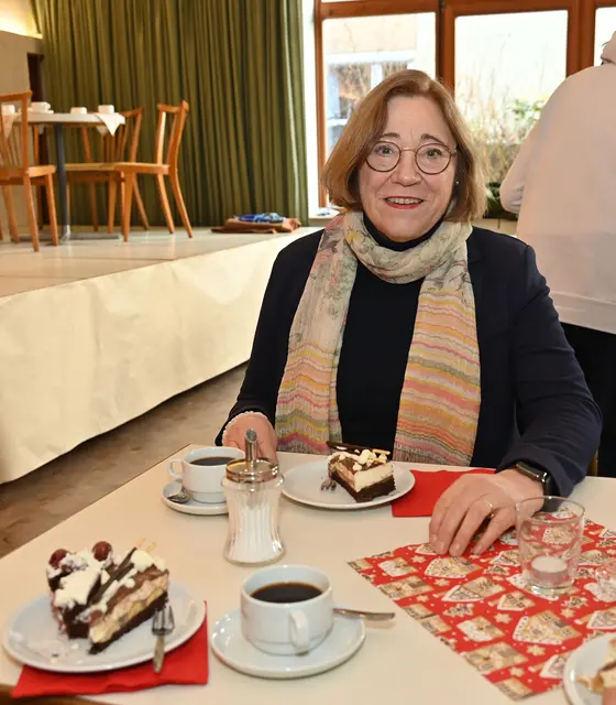 Die Regionsabgeordnete Maria Hesse schaute ebenfalls vorbei