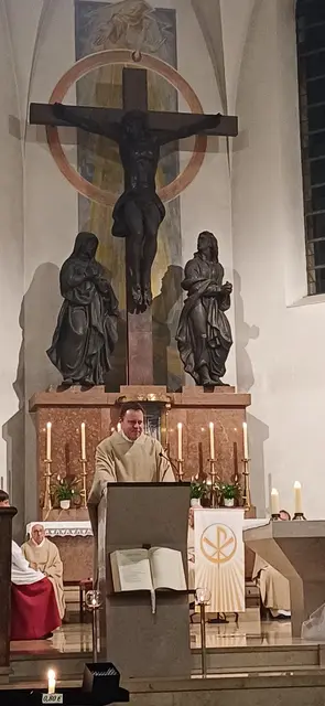 Foto: Festprediger und Referent des Nachmittags: Dr. Christian Heß aus Freiburg. (Bild: PG Meitingen)