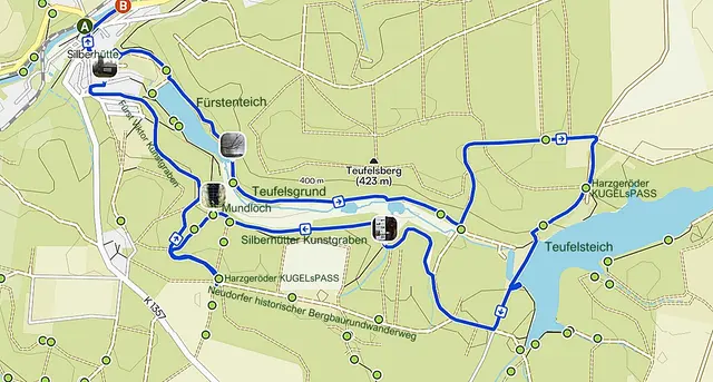 Streckenverlauf der Wanderung