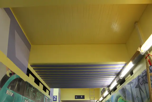 Die Unterführung in Cölbe wird renoviert (22.10.2025).