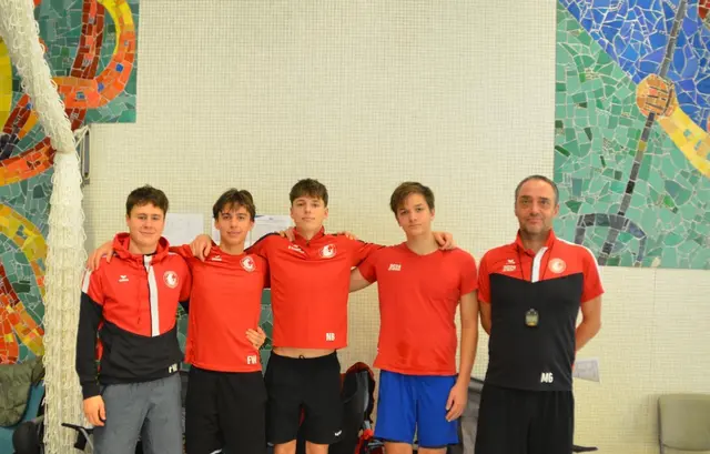 Trainer Mirko Golczyk mit der männlichen A-Jugend.