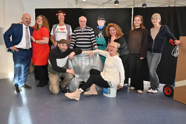 Das Ensembel im Probenraum