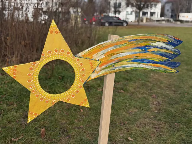 Der Stern von Bethlehem lädt zum Fotoshooting ein | Foto: Peter Thomas