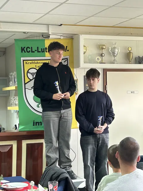 In der K5 geehrt: Nick Rustler und Elias Pott