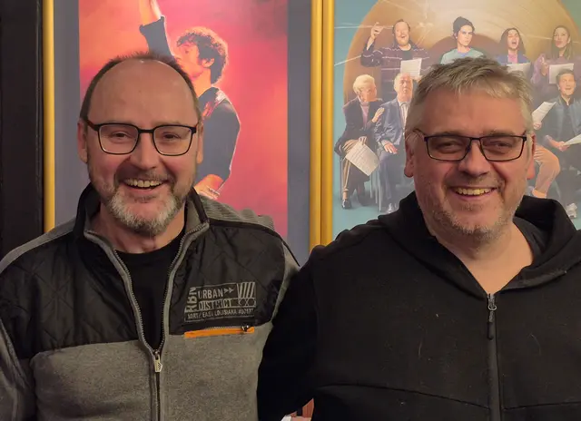 Lieben Filme: Anton Zucker und Georg Albrecht (Filmfreunde &amp; Kino Offingen) | Foto: Anton Zucker