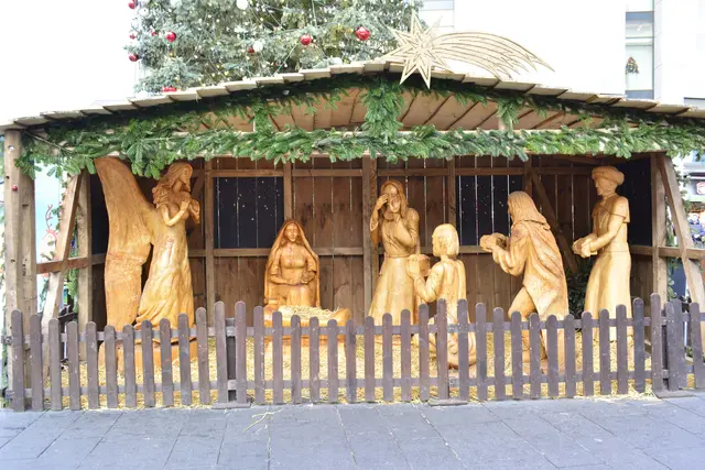 Die Krippenfiguren stehen dieses Jahr leider nicht auf dem Weihnachstmarkt.