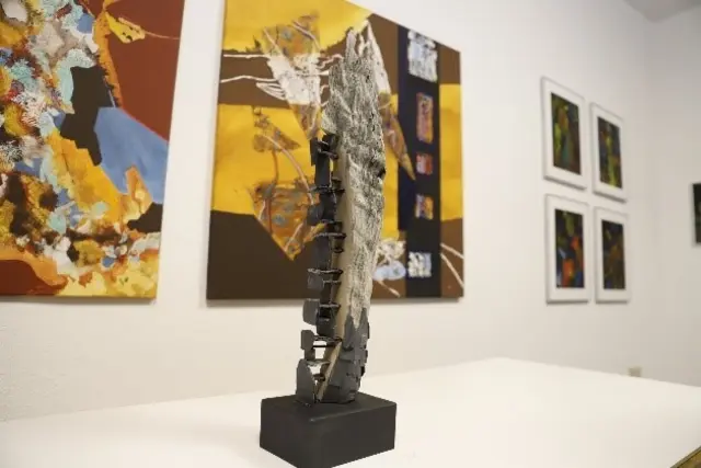 28.3.–4.5. Klaus Mach, Norbert Leudemann, Vitus Wolfsteiner, Peter Leist: Zusammenspiel | Foto: Kunstverein Schwabmünchen