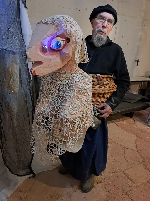 Wotan Perchtenreiter aus dem Haus der Kulturen und Maskenmuseum Diedorf