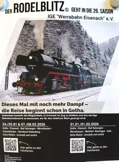 Der Rodelblitz Fahrten Januar und Februar 2026