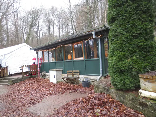 Die Gaststätte von der einen Seite.