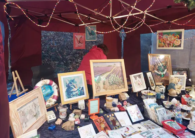 Auch das Kunsthandwerk war vertreten...