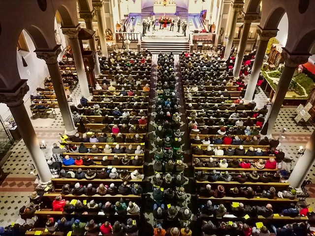 Friedberger Advent 2025 -Die Bläser der Berliner Philhamoniker beim Konzert in der Stadtpfarrkirche St. Jakob (Archivbild) | Foto: FSeventfoto