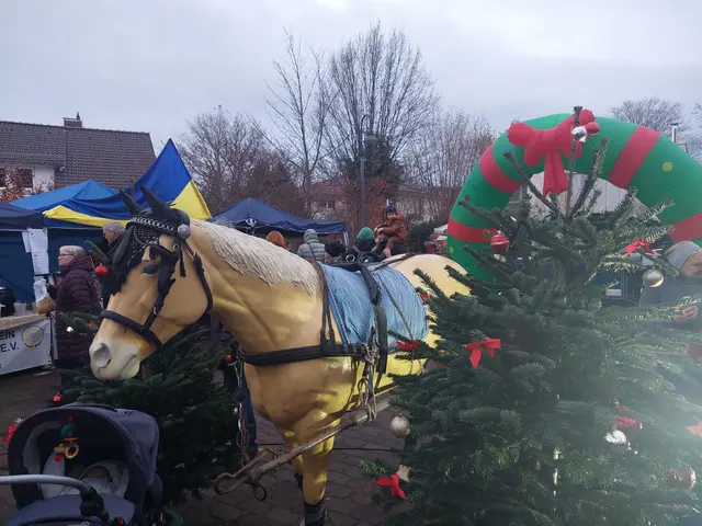 Ob das Pferd wohl atmen kann?