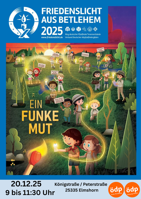 Foto: Friedenslicht und Rüsthaus