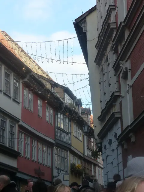Blick in die Krämerbrücke, die in diesem Jahr ihren 700. Geburtstag feierte.