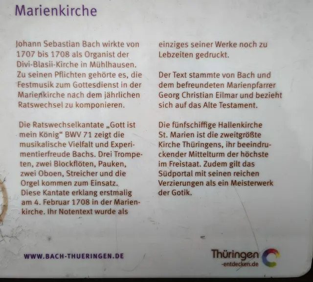 Info Marienkirche | Foto: Shima Mahi