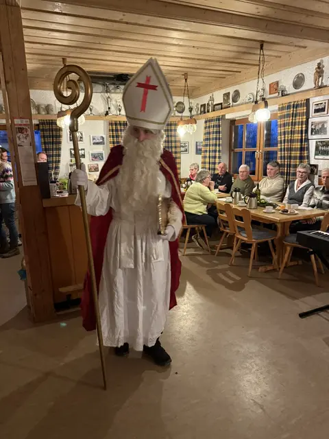 St. Nikolaus lies es sich nicht nehmen persönlich beim TCW vorbei zu schauen