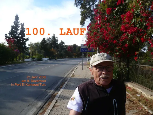 Nur noch ein paar Kilometer bis zum Hotel und der 100. Lauf in 2025 (01:15:00 h) ist geschafft.
