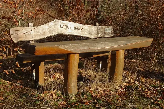 die Lange - Bank an der Kuckhornwiese