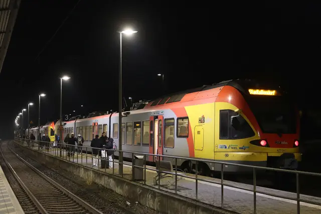 Der RE98 ist nach seiner Tour über Frankfurt wieder zurück.
