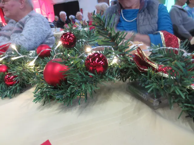 Es war alles prächtig dekoriert.