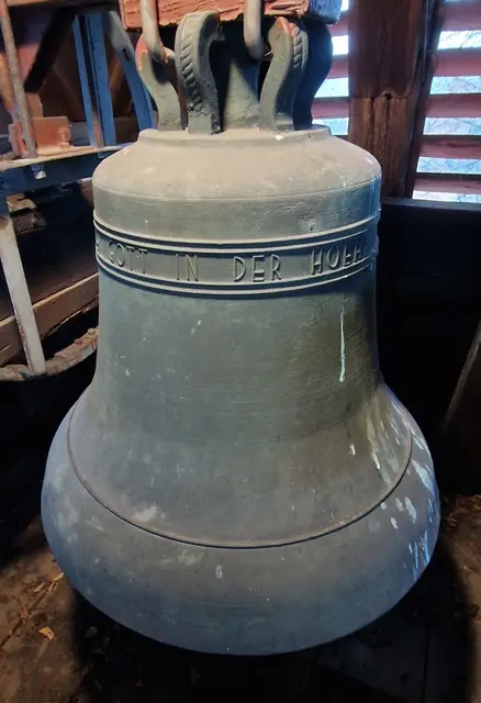 Die Glocke , gegeossen von den Gebrüder Rincker in Sinn im Jahr 1950