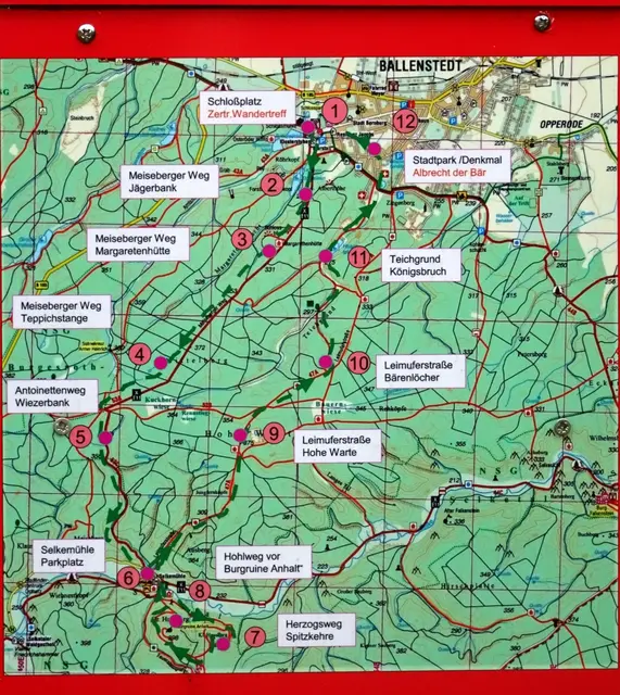 die 12 Stationen des Albrechtsweges