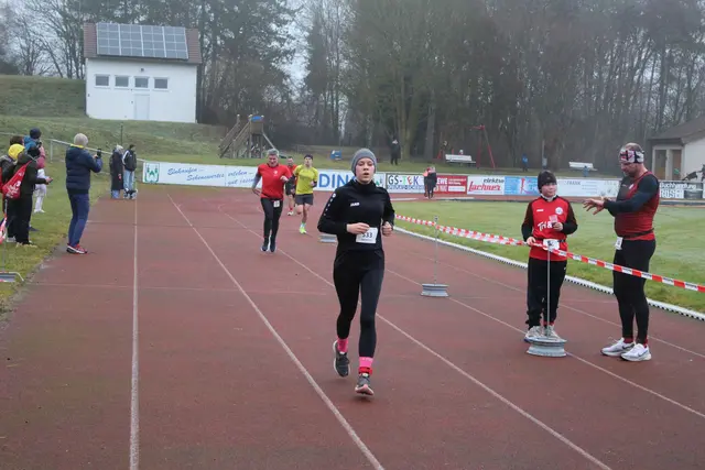 Lisa Bunk beim Zieleinlauf