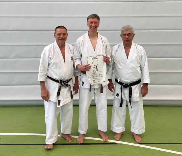 Foto: 1. Budo-Verein Herrsching e.V -  Lothar Ratschke, Thorsten Andresen, Fritz Oblinger (vlnr)