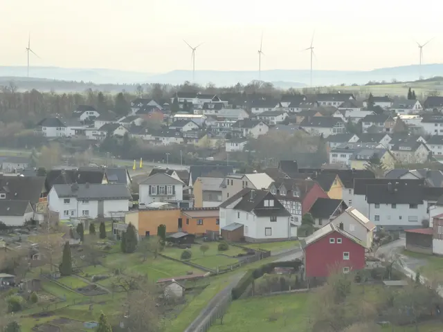 Sonntagsbilder 2025-51, Blick aus der Oberstadt zum Windpark Niederasphe, 21.12.2025.