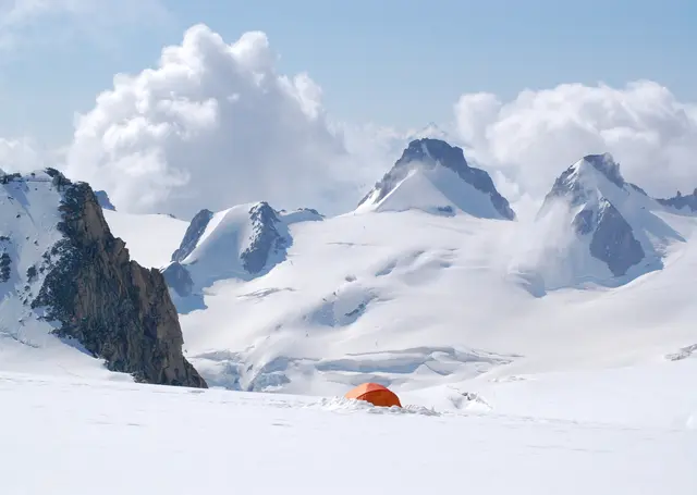 Einsamkeit kann man in dieser Gletscherwelt haben. | Foto: Markus Wolter