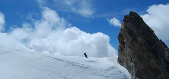 Auch der Rückweg ist sicher geschafft. Es war ein grandioses Gefühl. | Foto: Markus Wolter