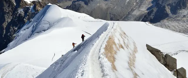 Auf schmaler Spur braucht man sicheren Tritt. | Foto: Kurt Wolter
