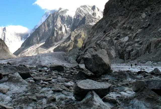 Wie klein und unscheinbar wirkt der Mensch in einer solch grandiosen Naturszenerie. | Foto: Kurt Wolter