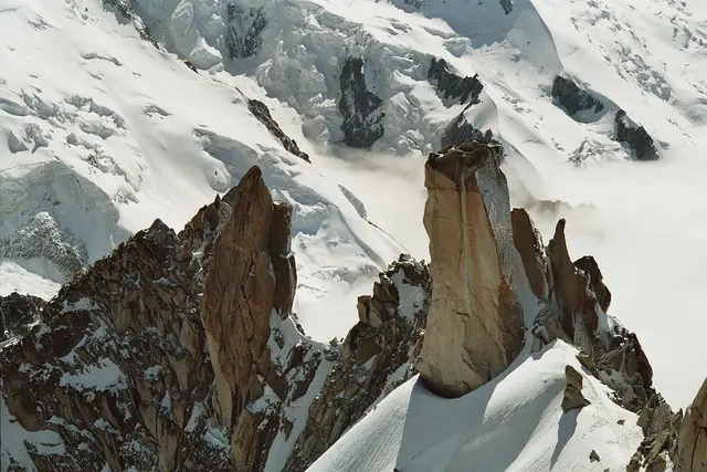 Ein starker Kontrast. Eine faszinierende Welt aus Granit und Eis.  | Foto: Markus Wolter