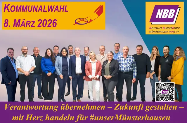 NBB - Kandidaten und Ersatzkandidaten zur Kommunalwahl 2026 | Foto: NBB