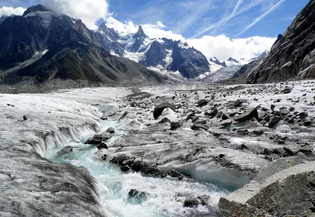 Wie lange wird das Eis noch erhalten bleiben. Schon in wenigen Jahrzehnten wird es wohl verschwunden sein. | Foto: Kurt Wolter