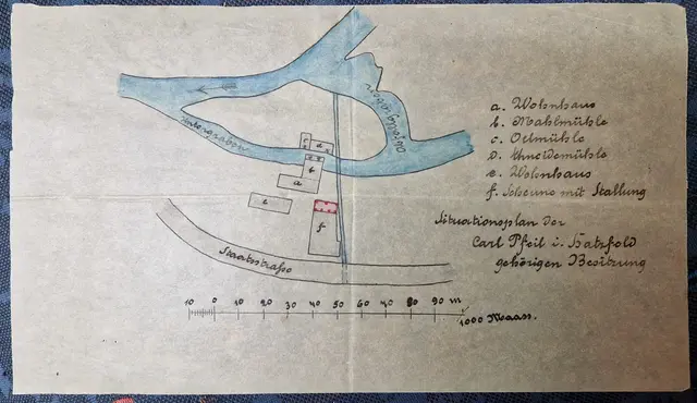 Lageplan Mühle Hatzfeld