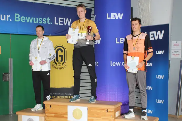 Siegerehrung Tobias Gröbl 