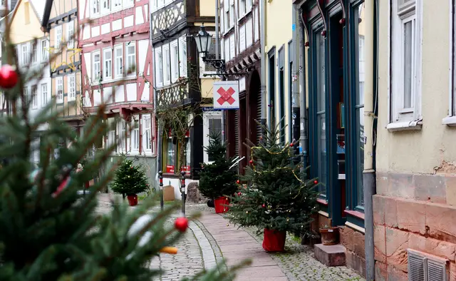 Weidenhausen zur Weihnachtszeit.