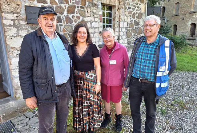 Von links: Christian Mühl, Lea Peters, Elisabeth Mühl, Jochen Gruppe