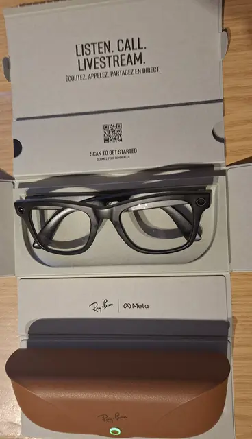 Eine KI-Brille kostet ungefähr 300 Euro. Es ist ein  Wahnsinn wohin dier Weg der Technik noch führt. Diese Brille wird im Vortrag vorgestellt. | Foto: Bild: Otto Killensberger