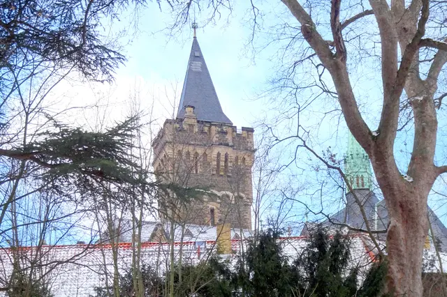 Schloss Wernigerode vom Ostaufgang aufgenommen