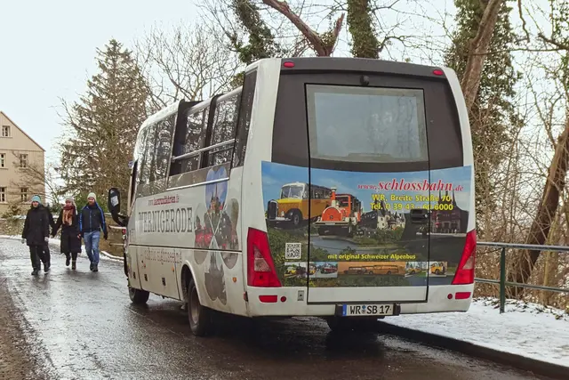 auch mit dem Panoramabus kommt man vom Stadtzentrum leicht zum Schloss